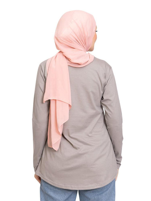Forest Grey Printed Long - Sleeve Design 51 - Khotwh